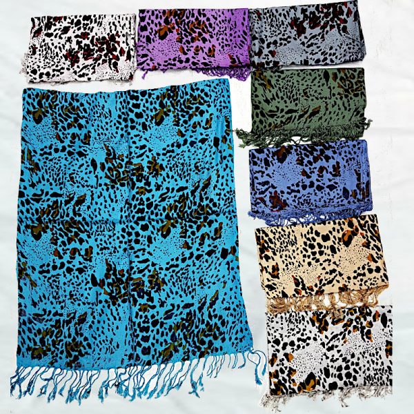<h3>Animal Print Paani K- 82 V</h3> <strong>Size :</strong> 70X180CMS <strong>Weight :</strong> 0.145GMS 100% Viscose