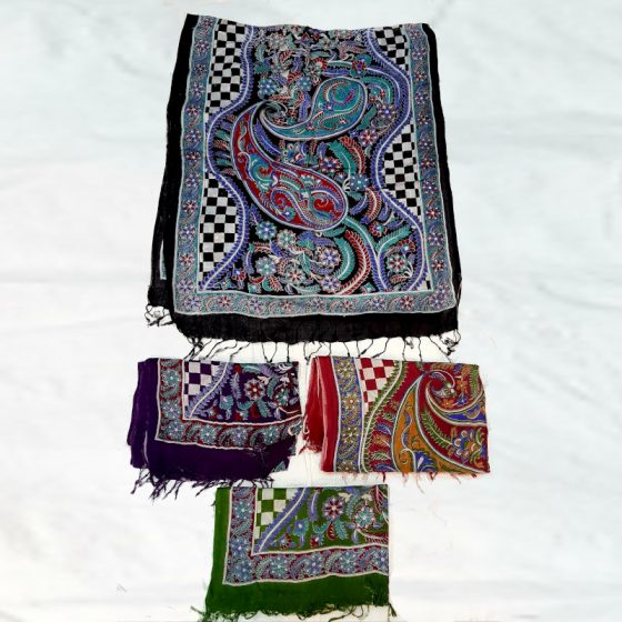 Cotton / Rayon Thin Printed Stoles  (Chessbox Print) Size : 70X180 CMs Weight : 0.080 GMS