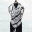 Arabic scarves white to black – 1